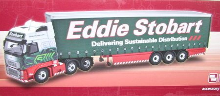 Corgi 1/50 Scale Model Truck CC14030 - Volvo FH Facelift Curtainside - Stobart