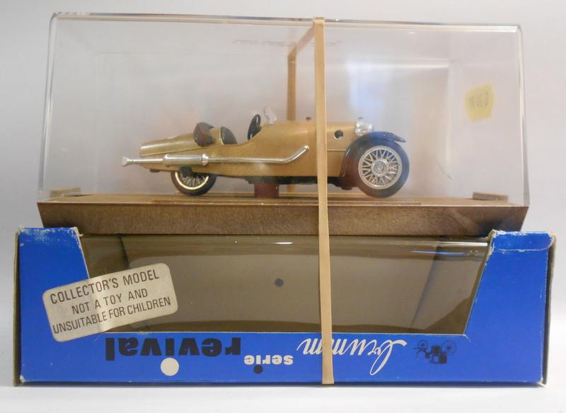 Brumm 1/43 Scale Metal Model - R7 CYCLECAR SANFORD 1922 GOLD