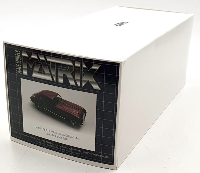 Matrix 1/18 Scale MXL0108-011 - Aston Martin DB MKII LML 1949 - Red