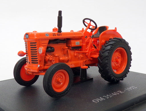 Hachette 1/43 Scale Model Tractor HT133 - 1952 OM 35/40 R - Orange