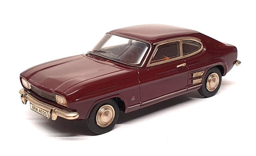 Emmy Models 1/43 Scale No.40 - 1969 Ford Capri 1300L - Maroon