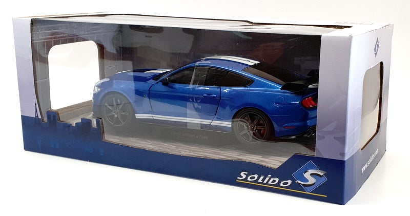 Solido 1/18 Scale Diecast S1805901 - 2020 Ford Shelby GT500 - Blue