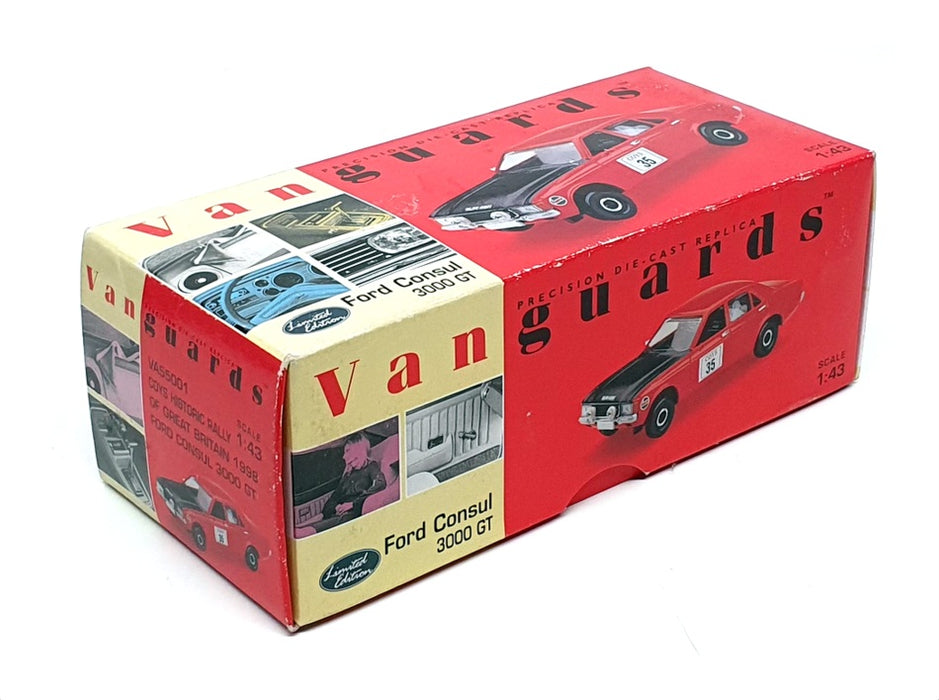 Vanguards 1/43 Scale VA55001 - Ford Consul 3000GT Coys Historic Rally Of GB 1998