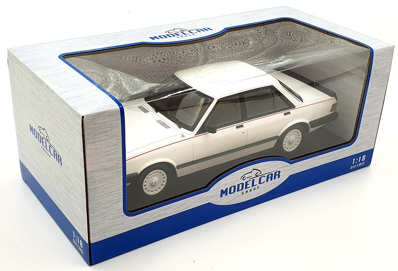 Model Car Group 1/18 Scale MCG18262 Ford Granada MK II 2.8 Injection White