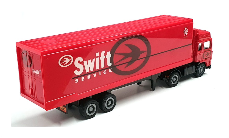 Corgi 1/64 Scale 98100 - Volvo Container Trailer Truck Swift - Red