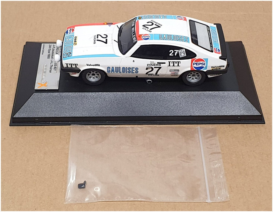 PremiumX 1/43 Scale PR0010 - Ford Capri III 3.0S 24h Spa 1980 - White