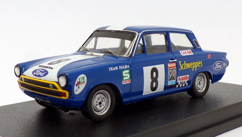 Trofeu 1/43 Scale RRac19 - Ford Lotus Cortina - 1st Montes Claros 1969 #8 Santos