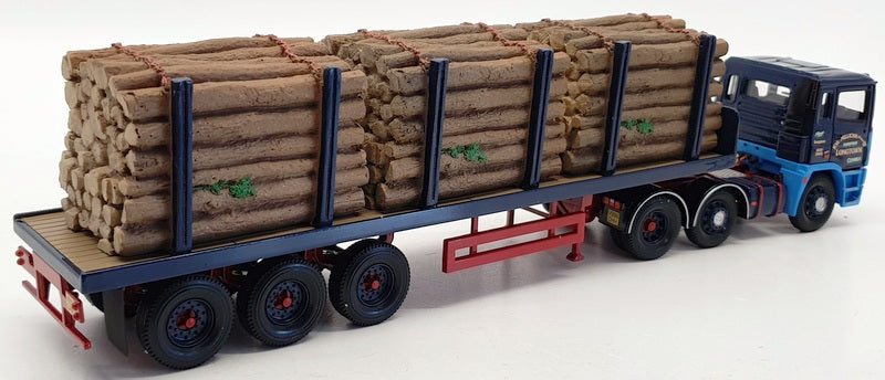 Corgi 1/50 Scale CC11905 - ERF EC Flatbed Trailer & Log Load