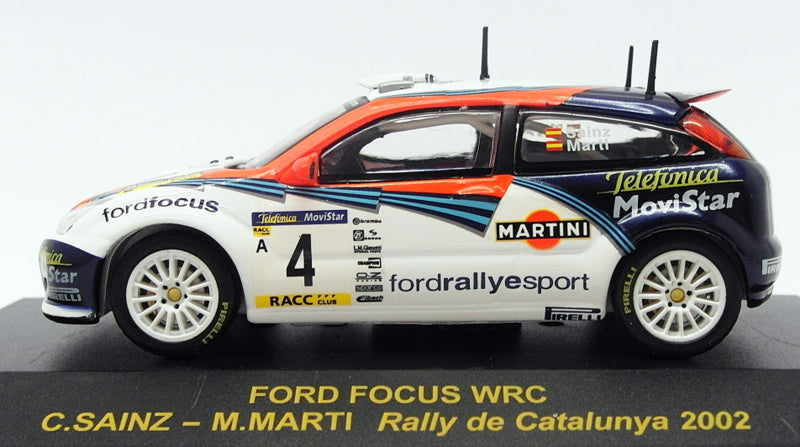 Altaya 1/43 Scale AL4306 - Ford Focus WRC Catalunya 2002 Sainz/Marti