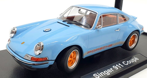 KK-Scale 1/18 Scale KKDC180441 - Singer Porsche 911 Coupe - Blue