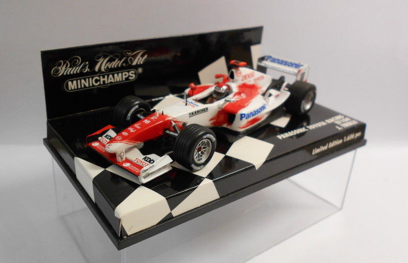 MINICHAMPS F1 1/43 Scale - 400 040216 PANASONIC TOYOTA RACING TF104 J.TRULLI