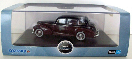 OXFORD 1/43 - HPL001 HUMBER PULLMAN LIMOUSINE BLACK / BURGUNDY ROTHCHILD