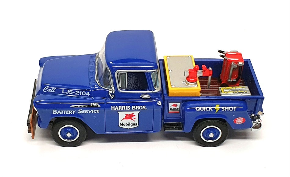 Matchbox 1/43 Scale YRS03-M - 1956 Chevrolet Truck Harris Bros - Blue