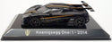 Altaya 1/43 Scale 1911IR - 2014  Koenigsegg One:1 - Black