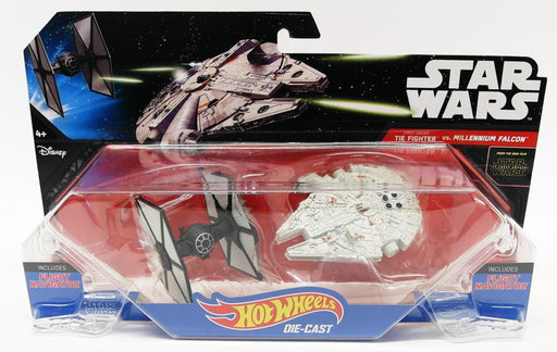 Hot Wheels Diecast CGW95 - Star Wars Tie Fighter v Millenium Falcon