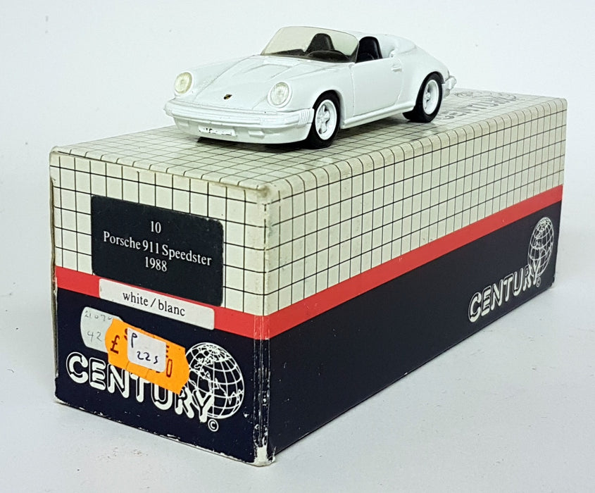 Century 1/43 Scale White Metal - 10 Porsche 911 Speedster 1988 White