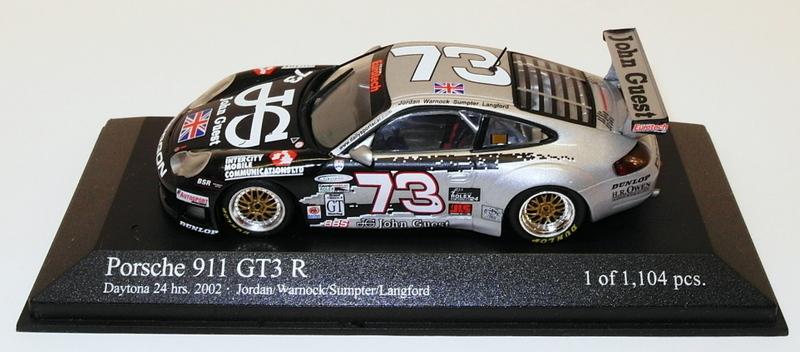 Minichamps 1/43 Scale 400 026973 - Porsche 911 GT3 R - Daytona 24Hrs 2002