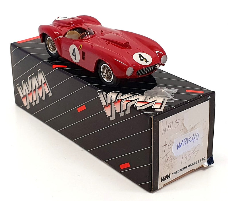 Western Models 1/43 Scale Model Car WRK40 - 1954 Ferrari 375 Plus #4 Le Mans