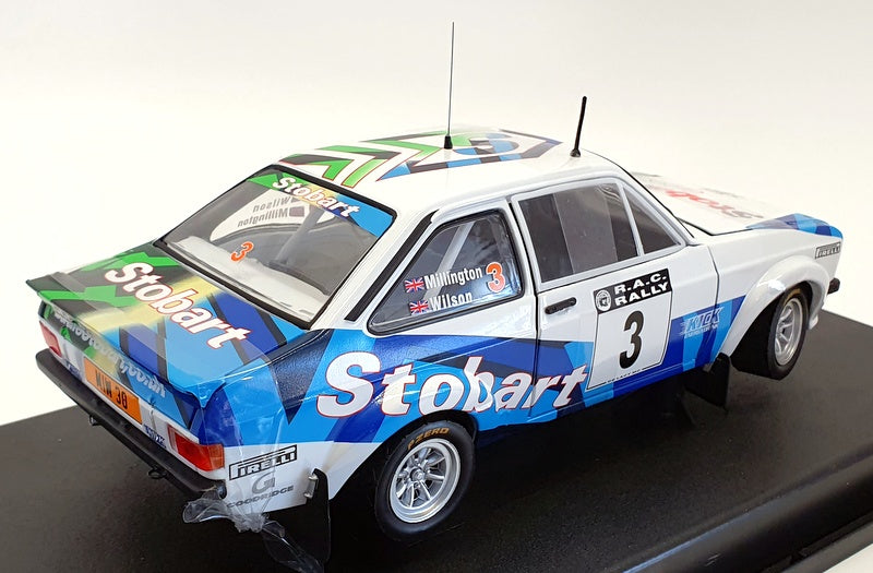 Sun Star 1/18 Scale Model Car 4852 - Ford Escort RS 1800 Wilson/Millington 1st