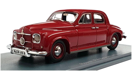 Neo 1/43 Scale Resin NEO45498 - Rover P4 Seventy-Five - Deep Red