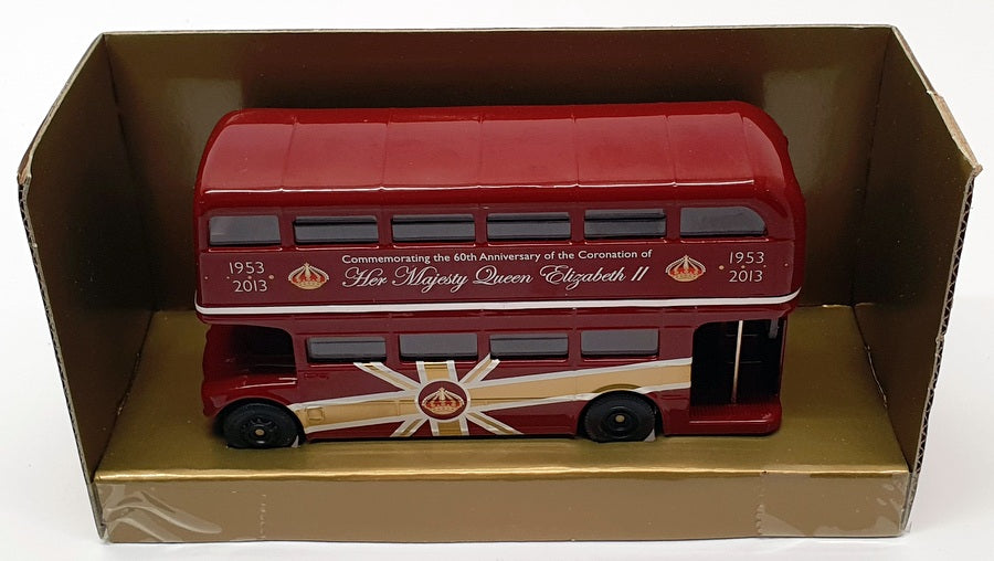 Corgi 12cm Long Diecast CC82320 - Queens Coronation Routemaster Bus