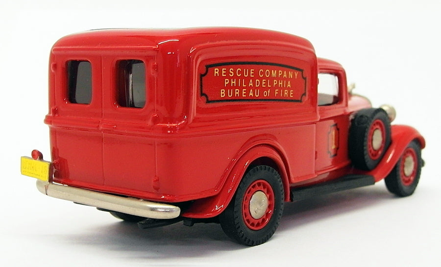 Brooklin 1/43 Scale BRK16 037 - 1936 Dodge Van Philadelphia Bureau Of Fire