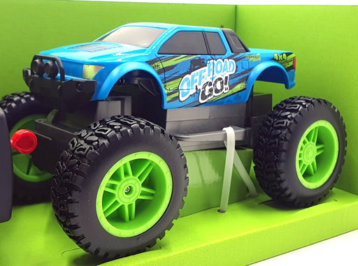 Maisto Off Road Go 81762 - 20cm Long R/C 27MHz Monster Truck - Blue