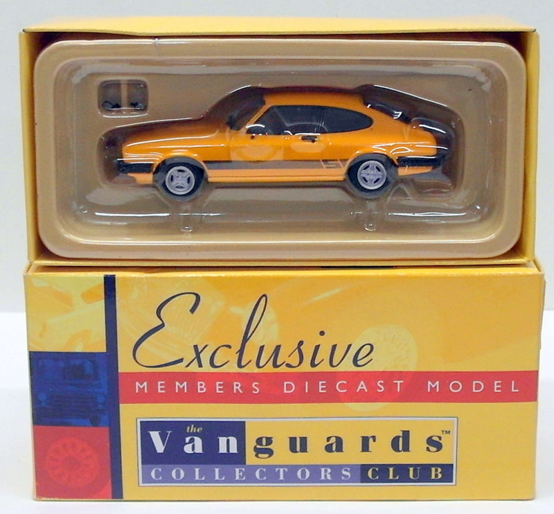 Vanguards 1/43 Scale Diecast VA10811  - Ford Capri Mk III 3.0S - Signal Amber