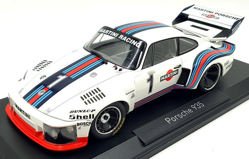 Norev 1/18 Scale 187439 - Porsche 935 Dijon 6H 1976 Martini Ickx/Mass #1