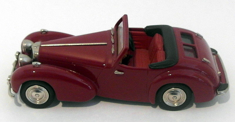 Lansdowne Models 1/43 Scale LDM37 - 1949 Triumph 2000 Roadster Bergerac - Maroon