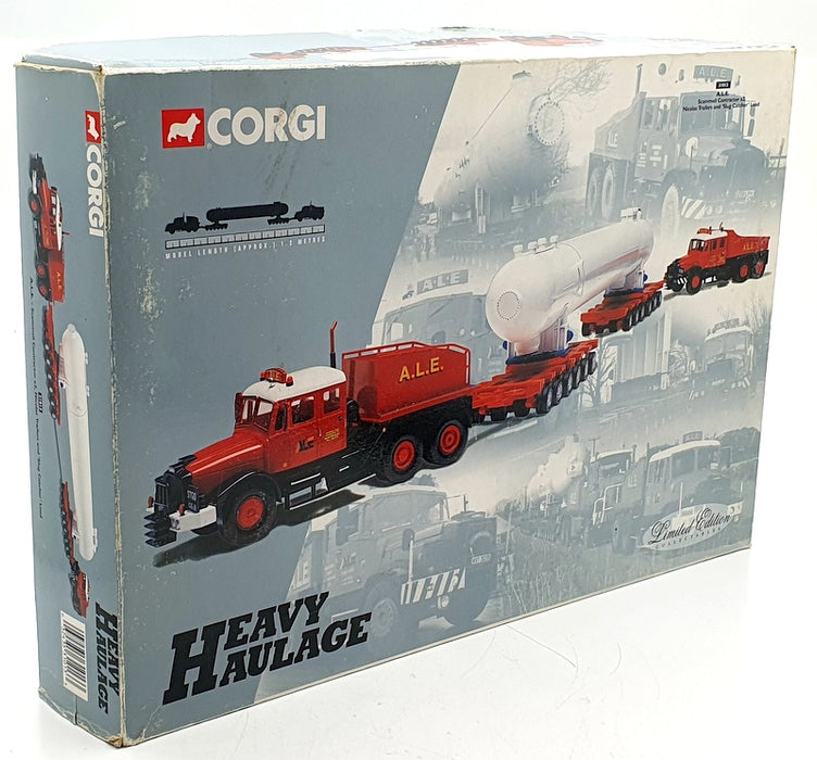 Corgi 1/50 Scale 31013  A.L.E Scammell Contractor 2 Trailers Slug Catcher Load