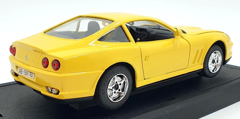 Majorette 1/24 Scale Diecast 4219 - Ferrari F550 Maranello - Yellow