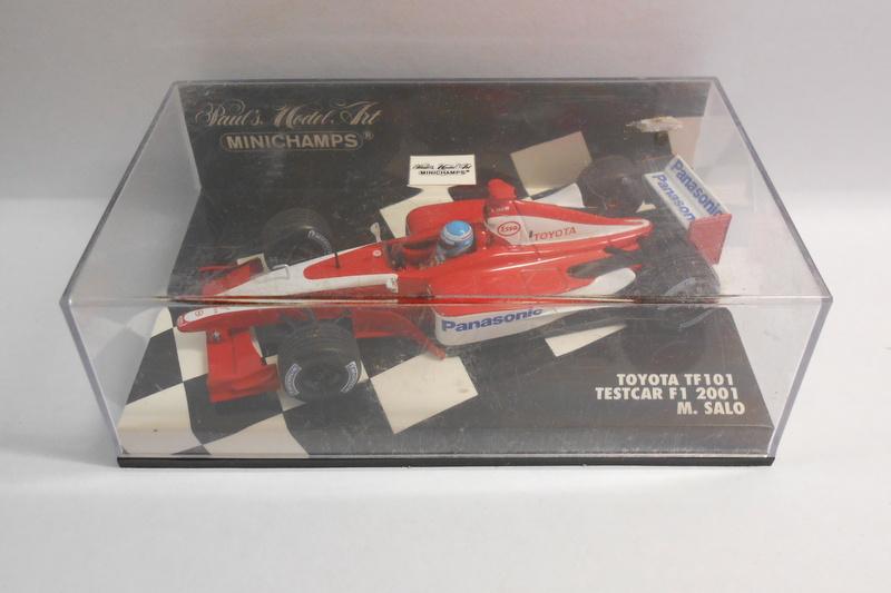 MINICHAMPS F1 1/43 Scale - 400 010224 TOYOTA TF 101 TESTCAR 2001 M.SALO