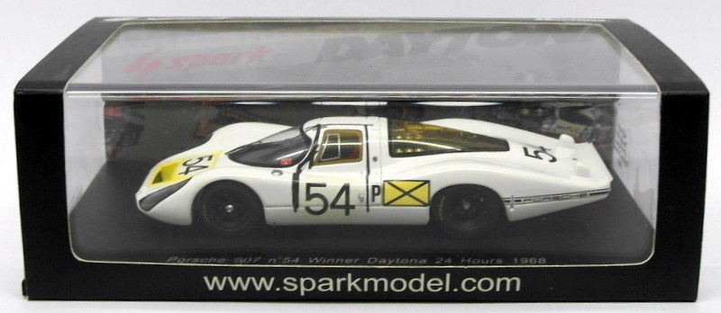 Spark Models 1/43 Scale 43DA68 - Porsche 907 #54 Winner Daytona 24 Hrs 1968