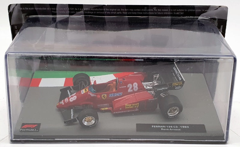 Altaya 1/43 Scale Model Car 1101IR13 - Ferrari 126 C3 1983 Rene Arnoux