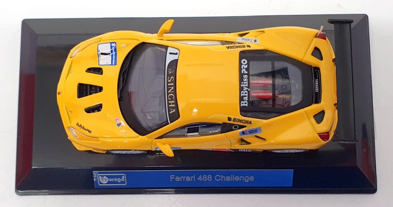 Burago 1/43 Scale Diecast #18-36306 - 2017 Ferrari 488 Challenge #1 Race Car