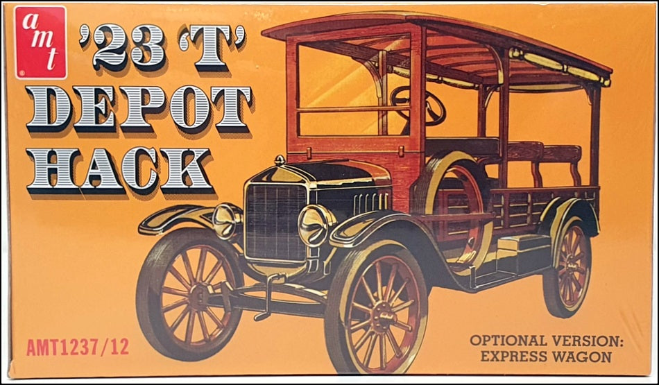 AMT 1/25 Scale Unbuilt Kit AMT1237/12 - 1923 Ford Model T Depot Hack