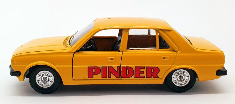 Verem 1/43 Scale Model Car 804 - Peugeot 305 Pinder Circus - Yellow/Red