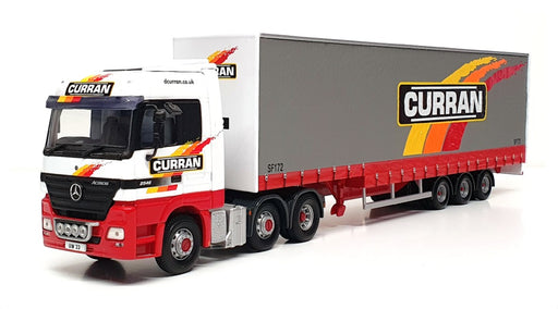 Corgi 1/50 Scale CC13811 - Mercedes Benz Actros Step Frame Curtainside - Curran