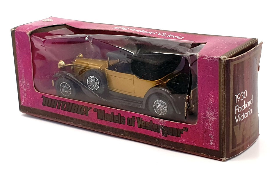 Matchbox Models Of Yesteryear Y-15 - 1930 Packard Victoria -  Gold/Brown/Black — R.M.Toys Ltd