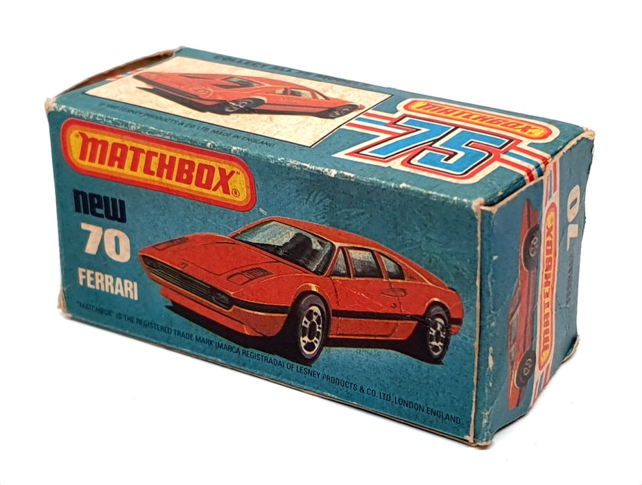 Matchbox 75 1/59 Scale Diecast No.70 - Ferrari Testarossa - Red