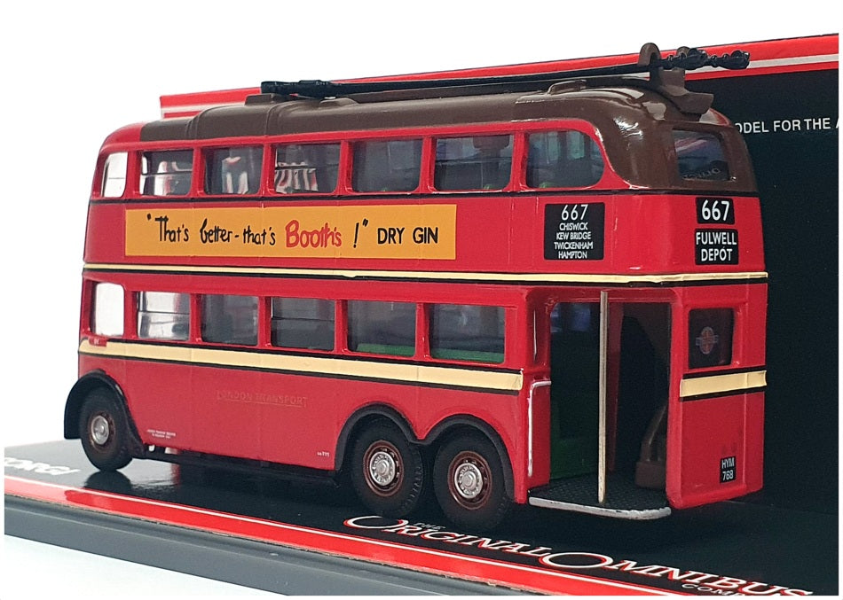 Corgi 1/76 Scale Diecast 43701 - Q1 Trolleybus - London Trans. R667