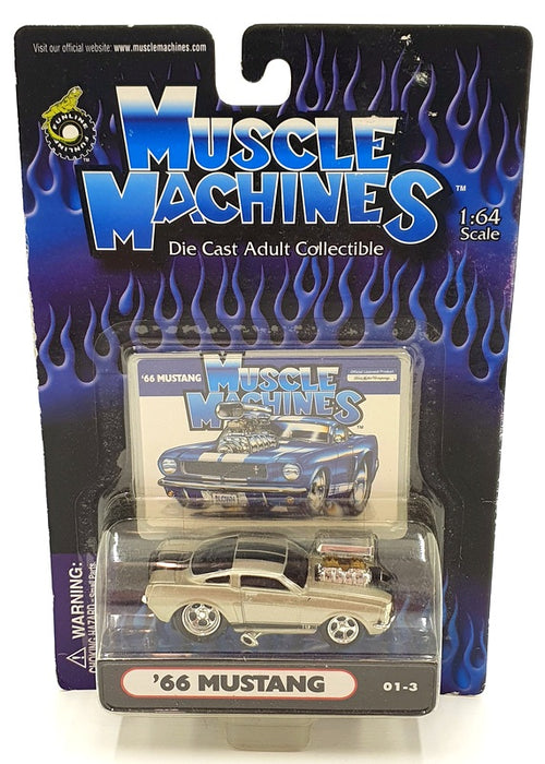 Muscle Machines 1/64 Scale Diecast 71161 01-3 - 1966 Ford Mustang GT350