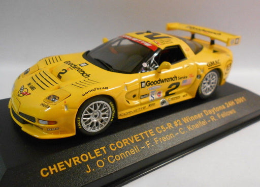 Ixo 1/43 Scale GTM019 CHEVERLOET CORVETTE G5-R #2 DAYTONA 2001