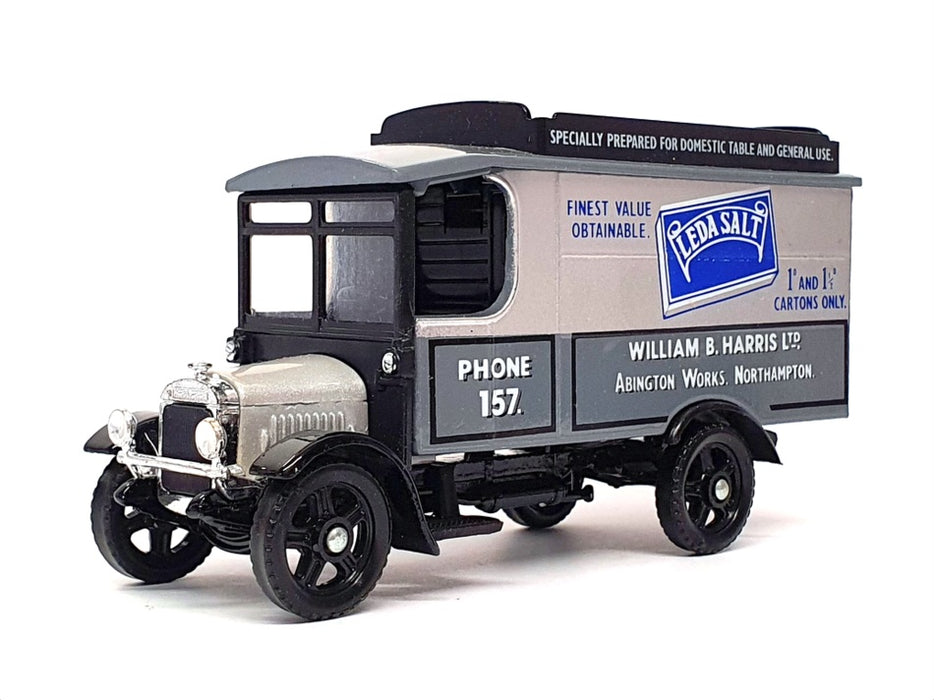 Corgi 1/50 Scale C859/7 - Thornycroft Box Van Leda Salts - Silver/Grey