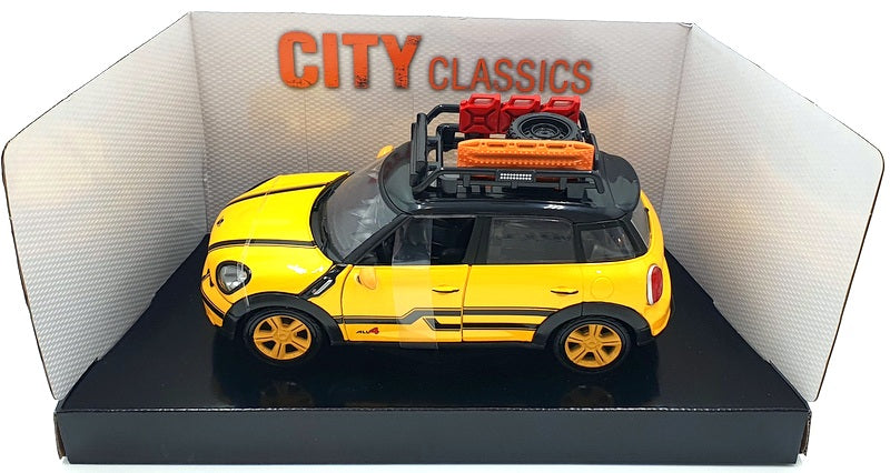 Motor Max 1/24 Scale Diecast 79752 - Mini Cooper S Countryman - Yellow