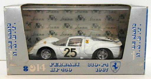 Brumm Models 1/43 Scale Diecast S014 - Ferrari 330 P4 HP450 #25 Le Mans 1967