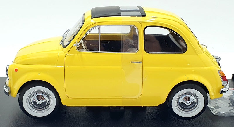 KK Scale 1/12 Scale Diecast KKDC120034 - Fiat 500 F 1968 - Yellow