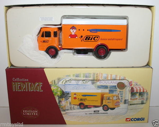 CORGI 1/50 COLLECTION HERITAGE 72805 - UNIC SAVERNE FOURGON - BIC