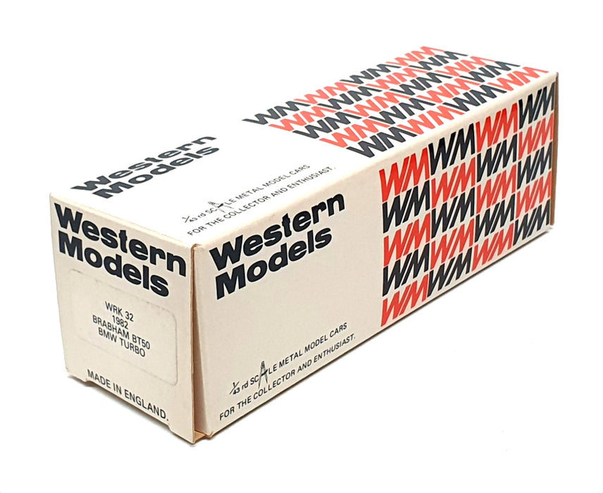 Western Models 1/43 Scale WRK32 - 1982 Parmalat Brabham BT50 - Red